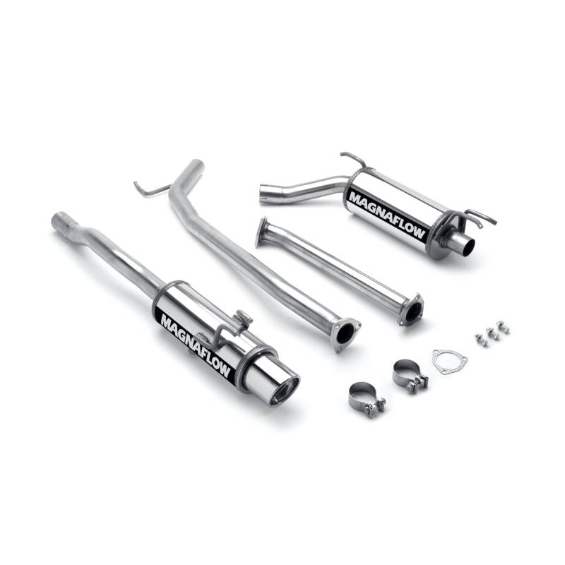 MagnaFlow  - MagnaFlow Street Series Stainless Cat-Back System - 16687