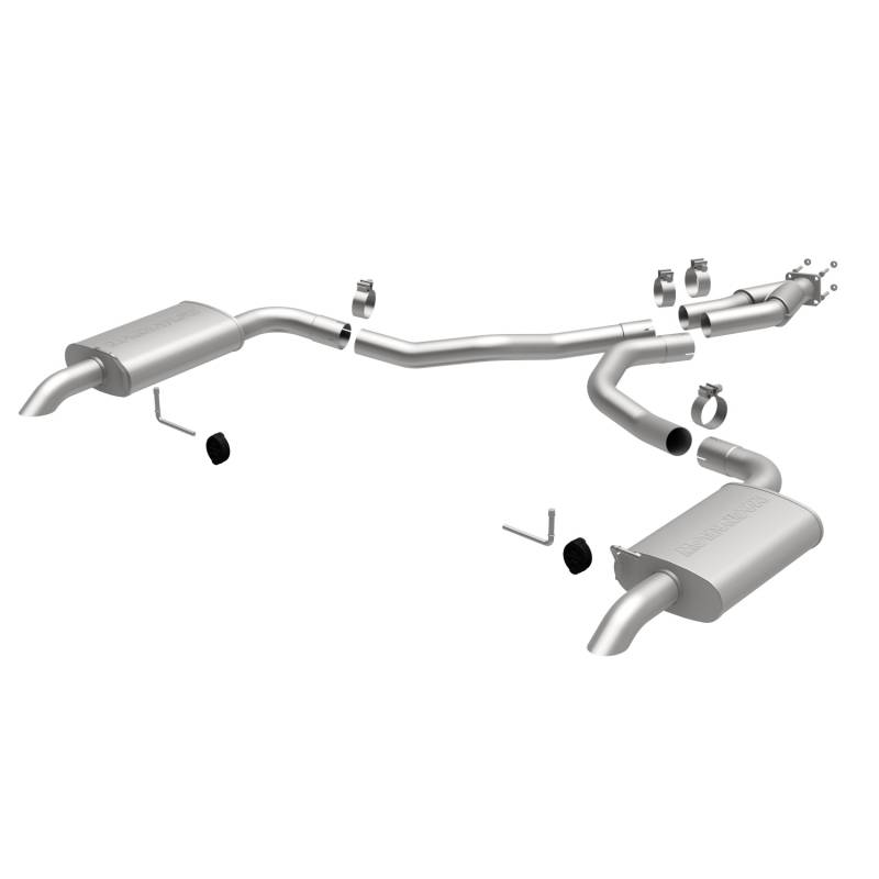MagnaFlow  - MagnaFlow Street Series Stainless Cat-Back System - 16710