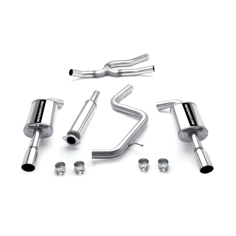 MagnaFlow  - MagnaFlow Street Series Stainless Cat-Back System - 16708