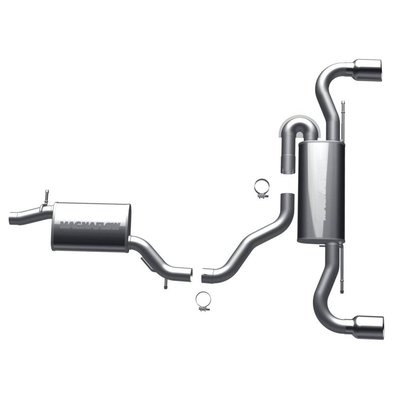 MagnaFlow  - MagnaFlow Touring Series Stainless Cat-Back System - 16719