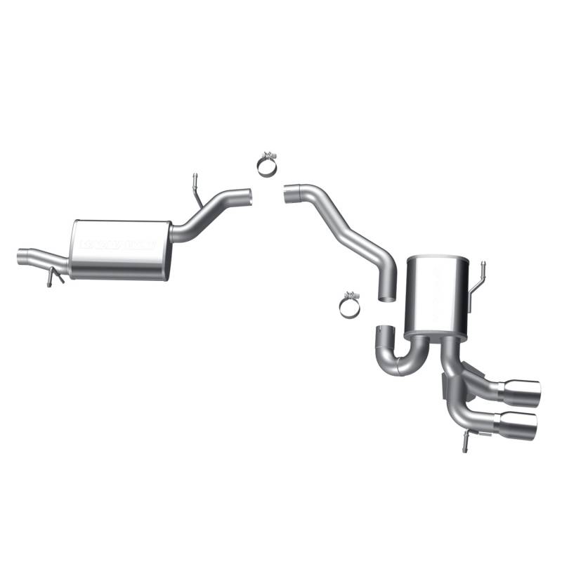 MagnaFlow  - MagnaFlow Touring Series Stainless Cat-Back System - 16717