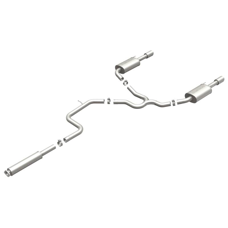 MagnaFlow  - MagnaFlow Street Series Stainless Cat-Back System - 16729