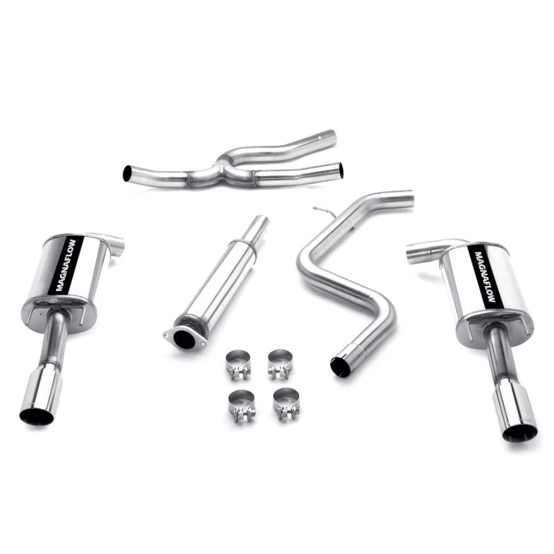 MagnaFlow  - MagnaFlow Street Series Stainless Cat-Back System - 16728