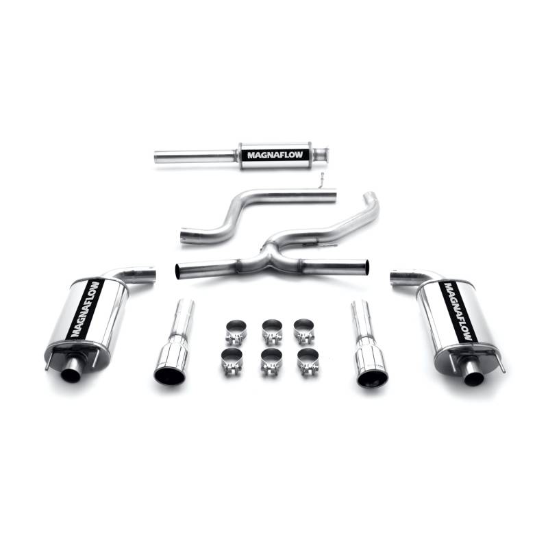 MagnaFlow  - MagnaFlow Street Series Stainless Cat-Back System - 16727