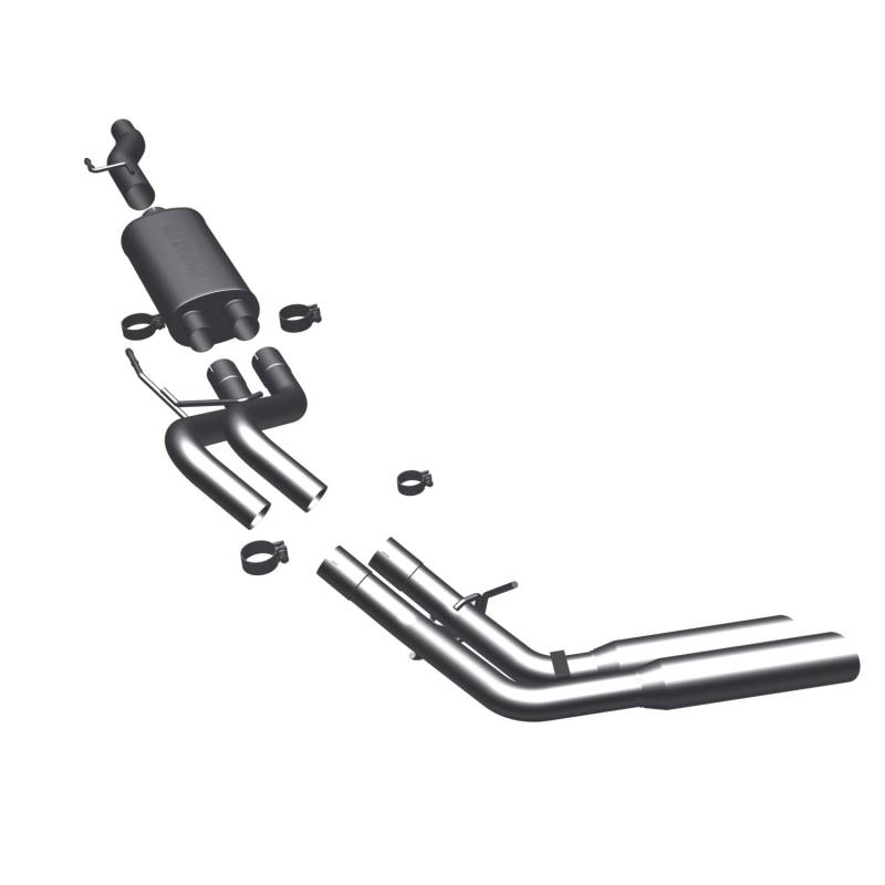 MagnaFlow  - MagnaFlow Street Series Stainless Cat-Back System - 16736