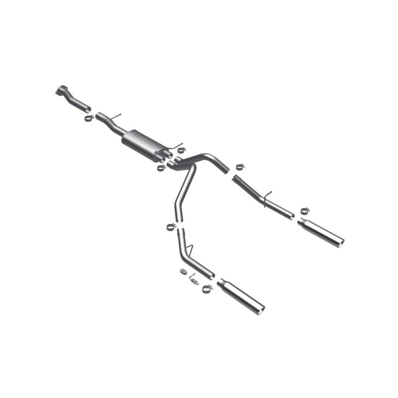 MagnaFlow  - MagnaFlow Street Series Stainless Cat-Back System - 16743