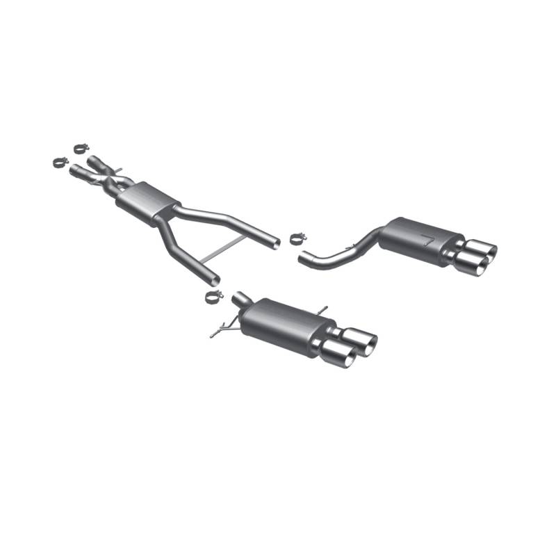 MagnaFlow  - MagnaFlow Touring Series Stainless Cat-Back System - 16754