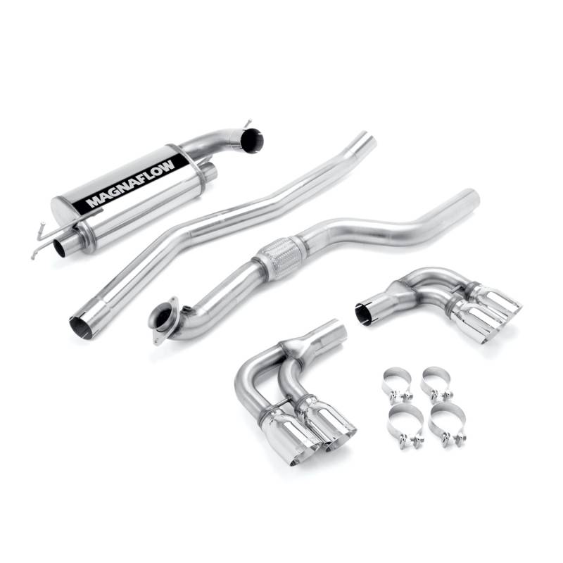 MagnaFlow  - MagnaFlow Street Series Stainless Cat-Back System - 16761