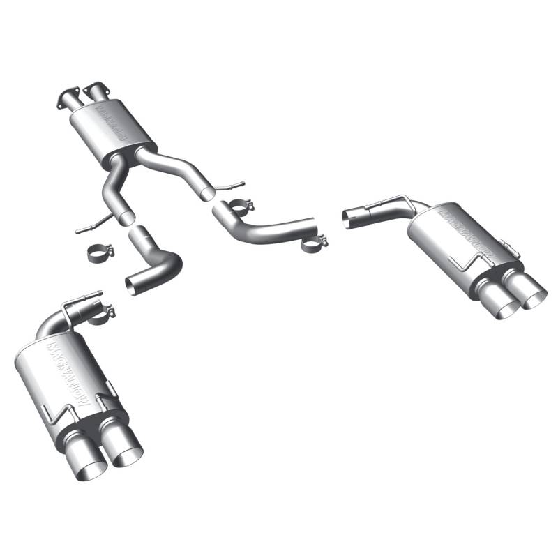MagnaFlow  - MagnaFlow Street Series Stainless Cat-Back System - 16766