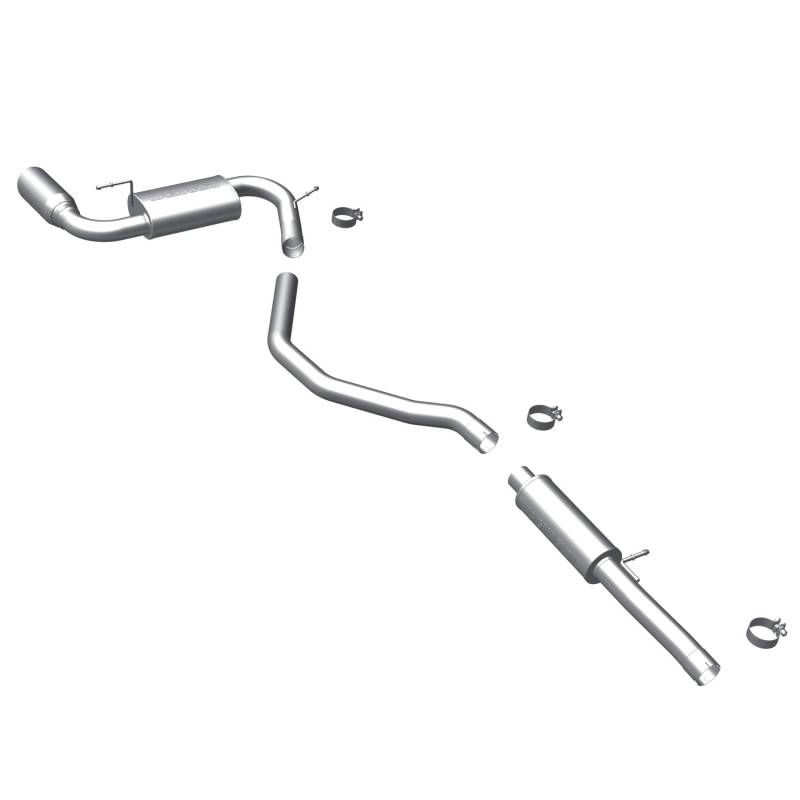 MagnaFlow  - MagnaFlow Street Series Stainless Cat-Back System - 16758