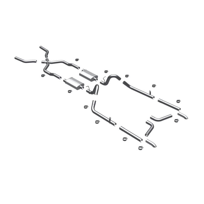 MagnaFlow  - MagnaFlow Street Series Stainless Crossmember-Back System - 16792