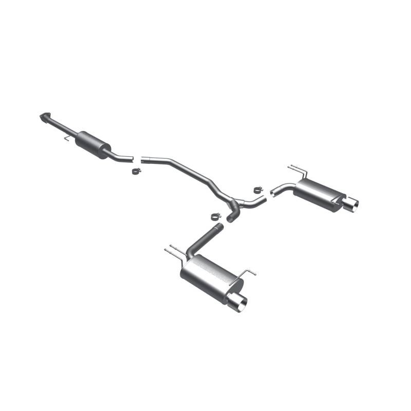 MagnaFlow  - MagnaFlow Street Series Stainless Cat-Back System - 16817