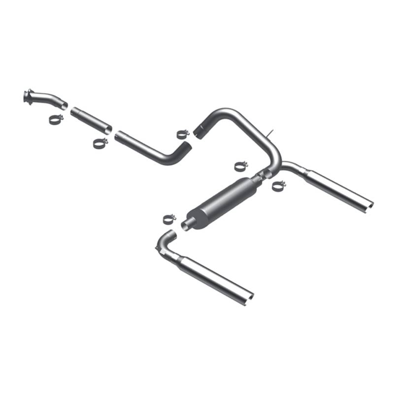 MagnaFlow  - MagnaFlow Street Series Stainless Cat-Back System - 16829