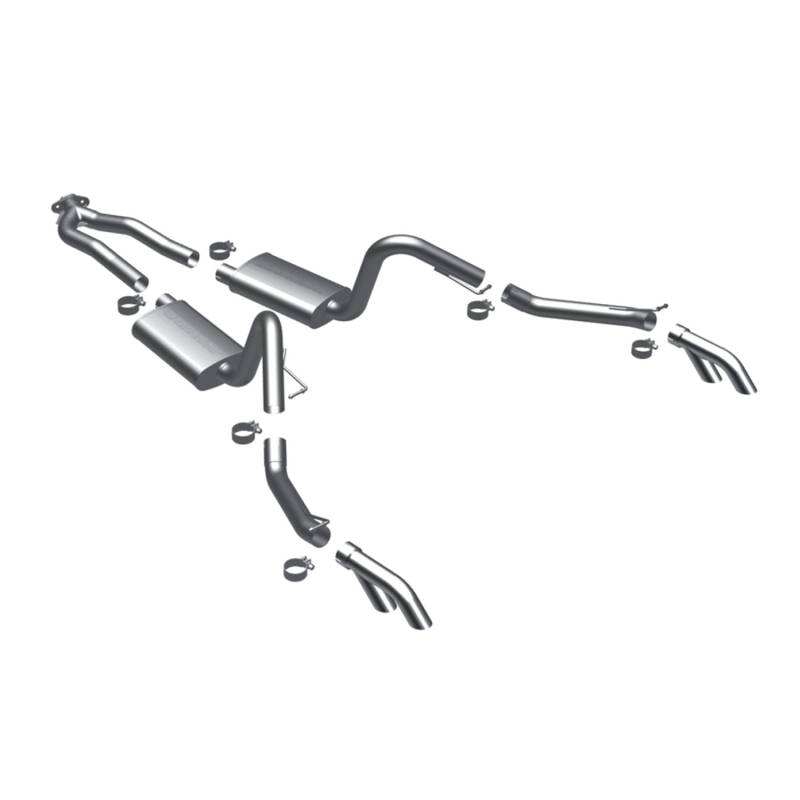 MagnaFlow  - MagnaFlow Street Series Stainless Cat-Back System - 16830