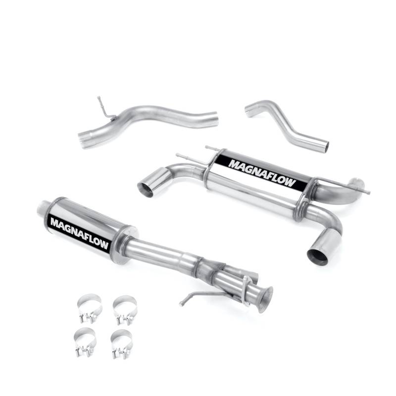 MagnaFlow  - MagnaFlow Street Series Stainless Cat-Back System - 16832