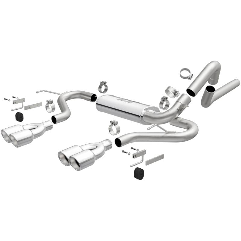 MagnaFlow  - MagnaFlow Street Series Stainless Cat-Back System - 16846