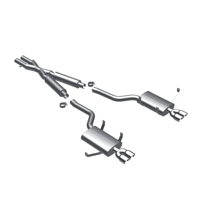 MagnaFlow  - MagnaFlow Touring Series Stainless Cat-Back System - 16858
