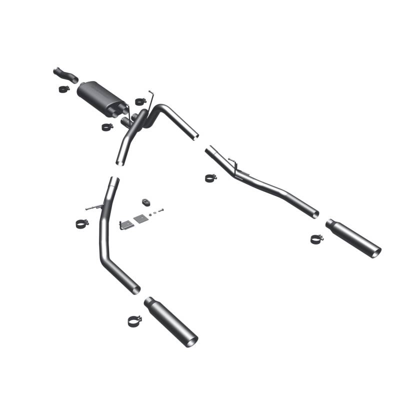 MagnaFlow  - MagnaFlow Street Series Stainless Cat-Back System - 16864