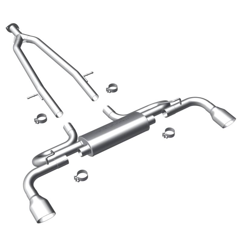 MagnaFlow  - MagnaFlow Street Series Stainless Cat-Back System - 16917