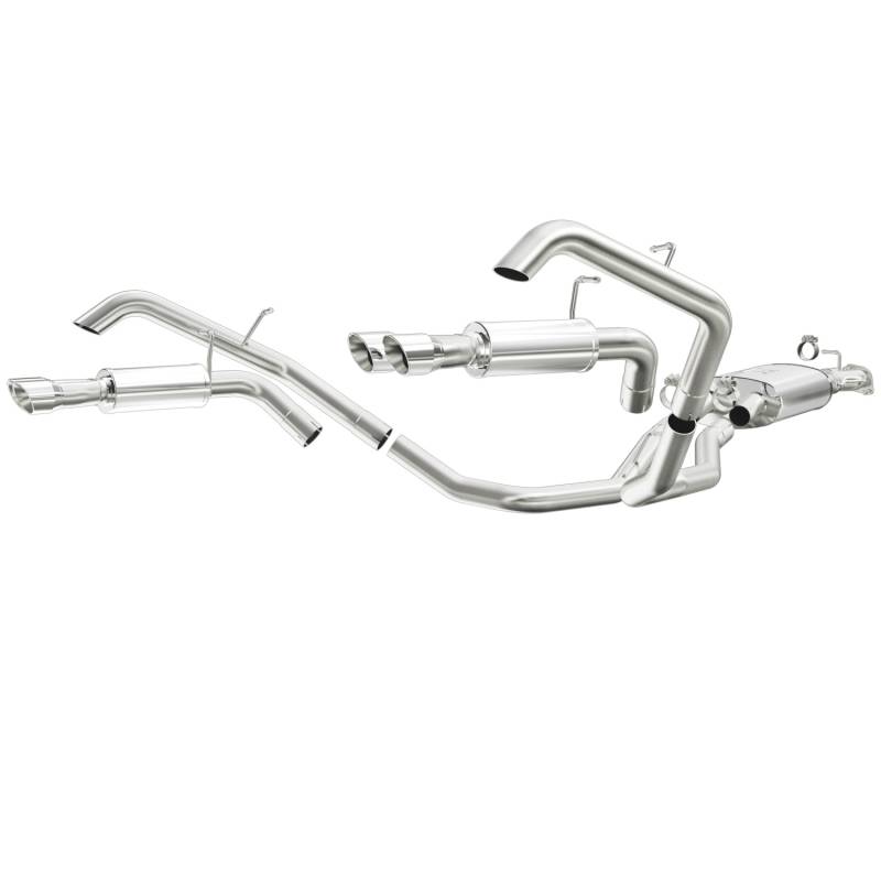 MagnaFlow  - MagnaFlow Street Series Stainless Cat-Back System - 16895
