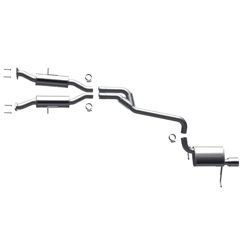 MagnaFlow  - MagnaFlow Street Series Stainless Cat-Back System - 16991