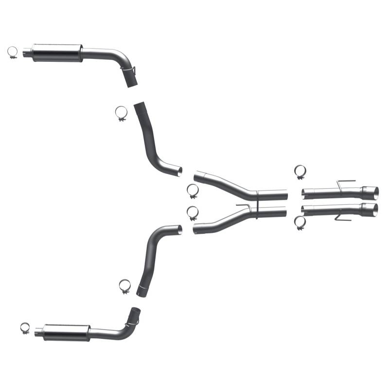 MagnaFlow  - MagnaFlow Street Series Stainless Cat-Back System - 16992