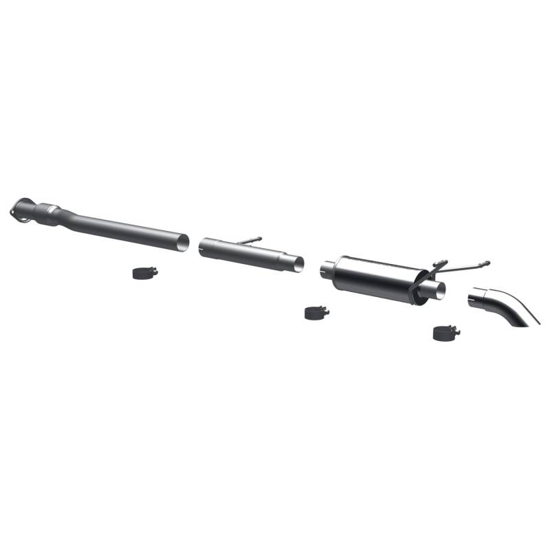 MagnaFlow  - MagnaFlow Off Road Pro Series Gas Stainless Cat-Back - 17104