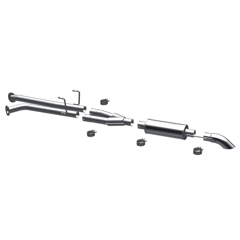 MagnaFlow  - MagnaFlow Off Road Pro Series Gas Stainless Cat-Back - 17112
