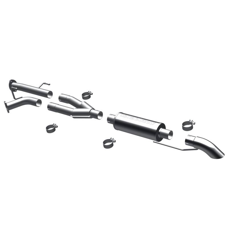 MagnaFlow  - MagnaFlow Off Road Pro Series Gas Stainless Cat-Back - 17113