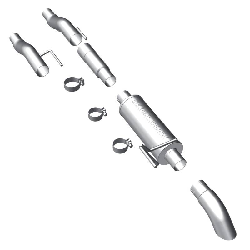 MagnaFlow  - MagnaFlow Off Road Pro Series Gas Stainless Cat-Back - 17137