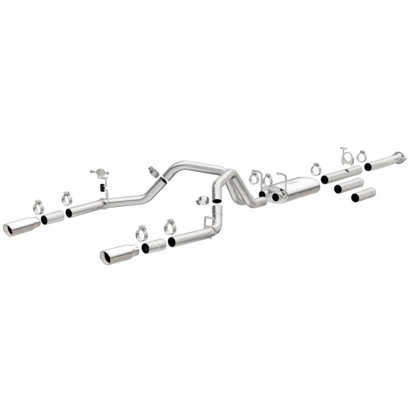 MagnaFlow  - MagnaFlow Street Series Stainless Cat-Back System - 19027