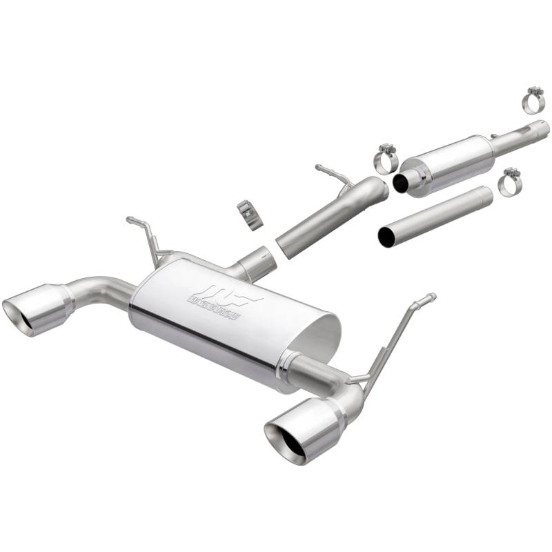 MagnaFlow  - MagnaFlow Street Series Stainless Cat-Back System - 19326
