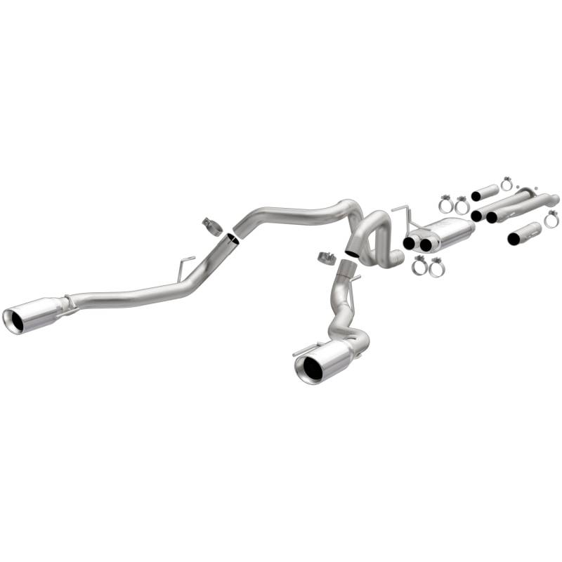 MagnaFlow  - MagnaFlow Street Series Stainless Cat-Back System - 19346