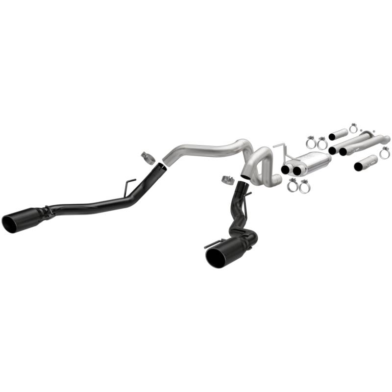 MagnaFlow  - MagnaFlow Street Series Black Cat-Back System - 19350