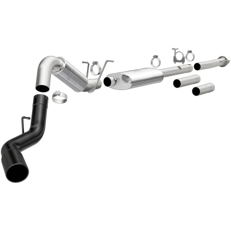 MagnaFlow  - MagnaFlow Street Series Black Cat-Back System - 19376