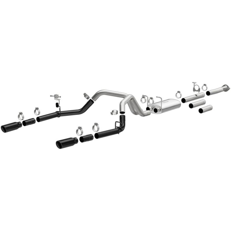 MagnaFlow  - MagnaFlow Street Series Black Cat-Back System - 19377