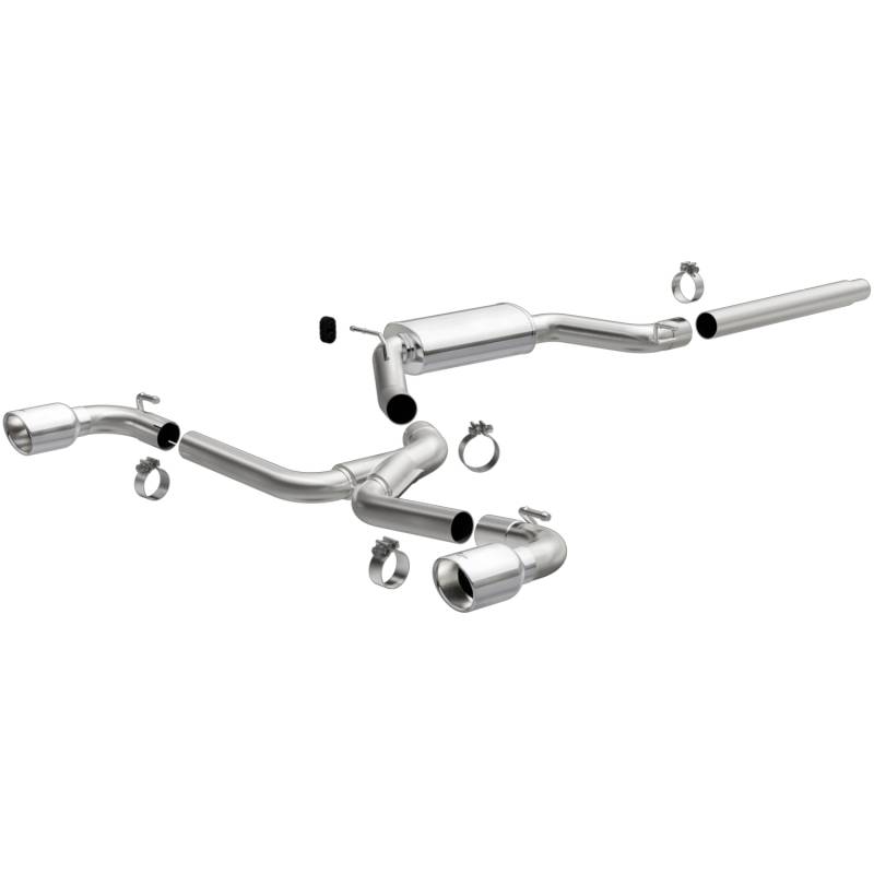 MagnaFlow  - MagnaFlow Touring Series Stainless Cat-Back System - 19435