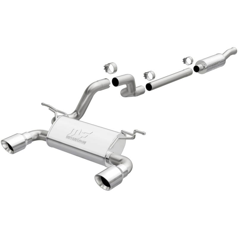 MagnaFlow  - MagnaFlow Street Series Stainless Cat-Back System - 19438