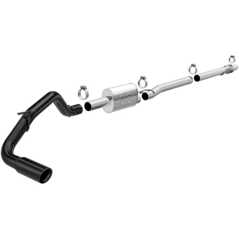 MagnaFlow  - MagnaFlow Street Series Black Cat-Back System - 19452