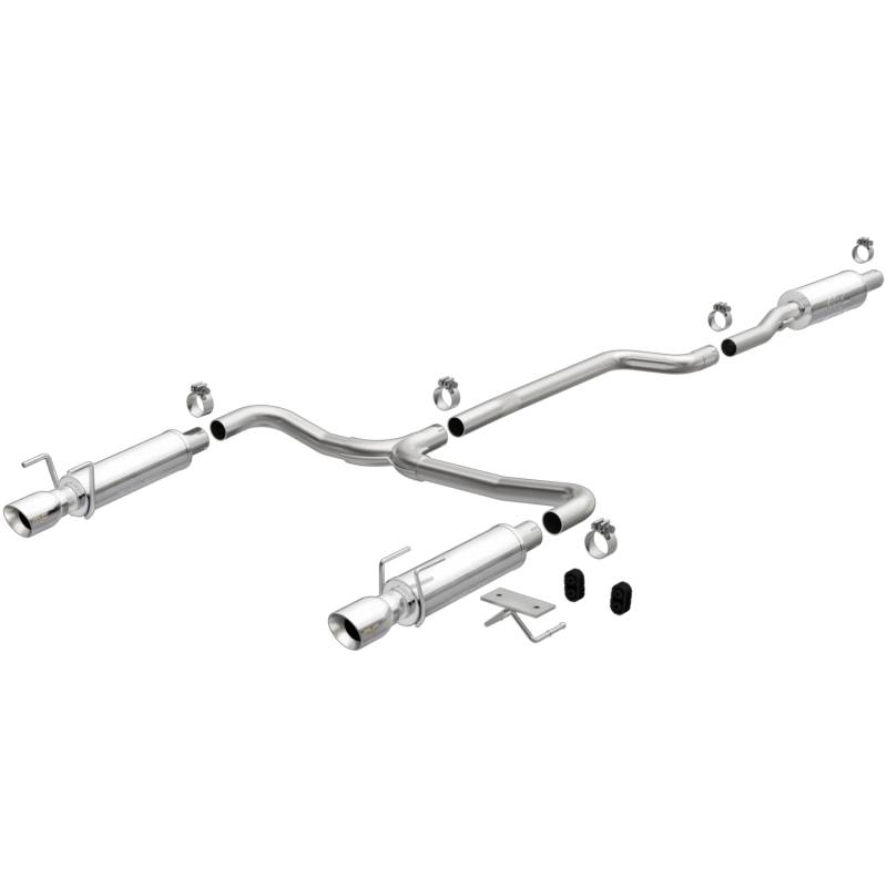 MagnaFlow  - MagnaFlow Street Series Stainless Cat-Back System - 19480