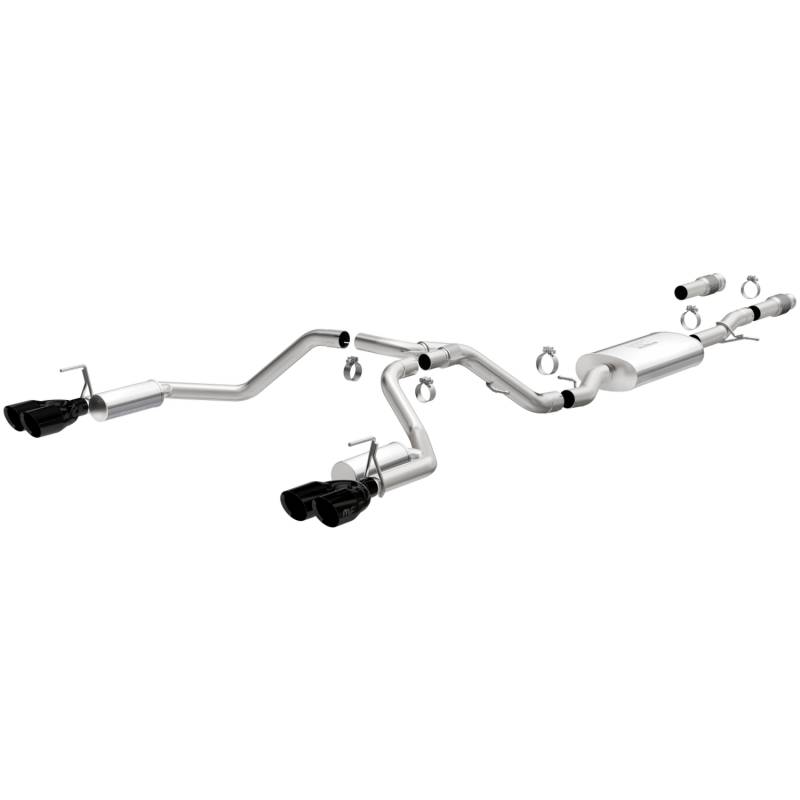 MagnaFlow  - MagnaFlow Street Series Black Chrome Cat-Back System - 19543