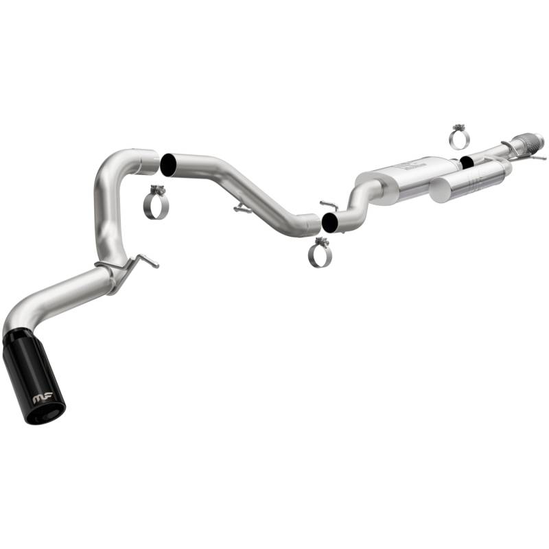 MagnaFlow  - MagnaFlow Street Series Black Chrome Cat-Back System - 19540
