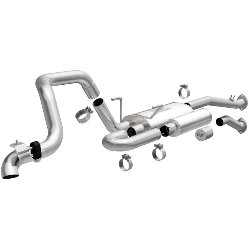 MagnaFlow  - MagnaFlow Overland Series Stainless Cat-Back System - 19538