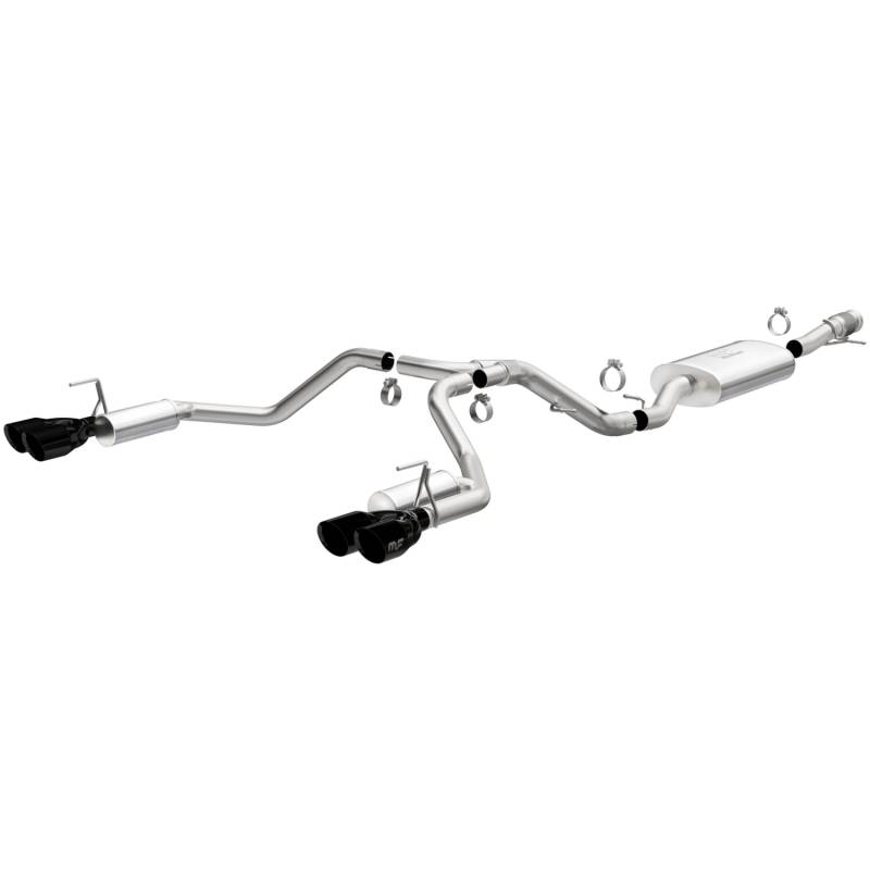 MagnaFlow  - MagnaFlow Street Series Black Chrome Cat-Back System - 19580
