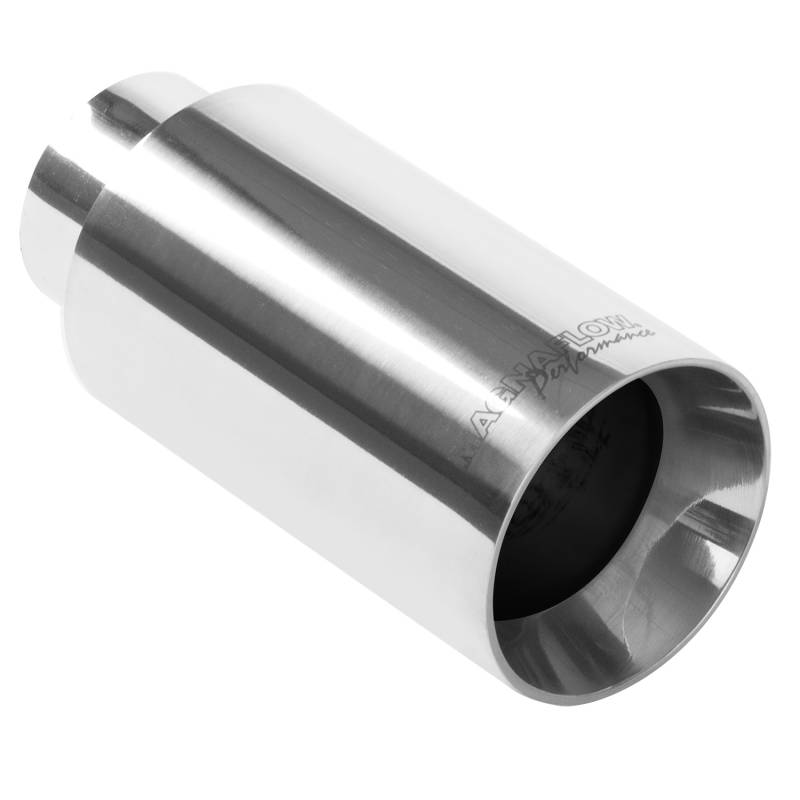 MagnaFlow  - MagnaFlow Single Exhaust Tip - 2.25in. Inlet/3in. Outlet - 35122
