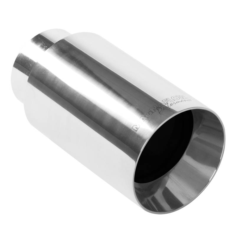 MagnaFlow  - MagnaFlow Single Exhaust Tip - 2.25in. Inlet/4in. Outlet - 35126