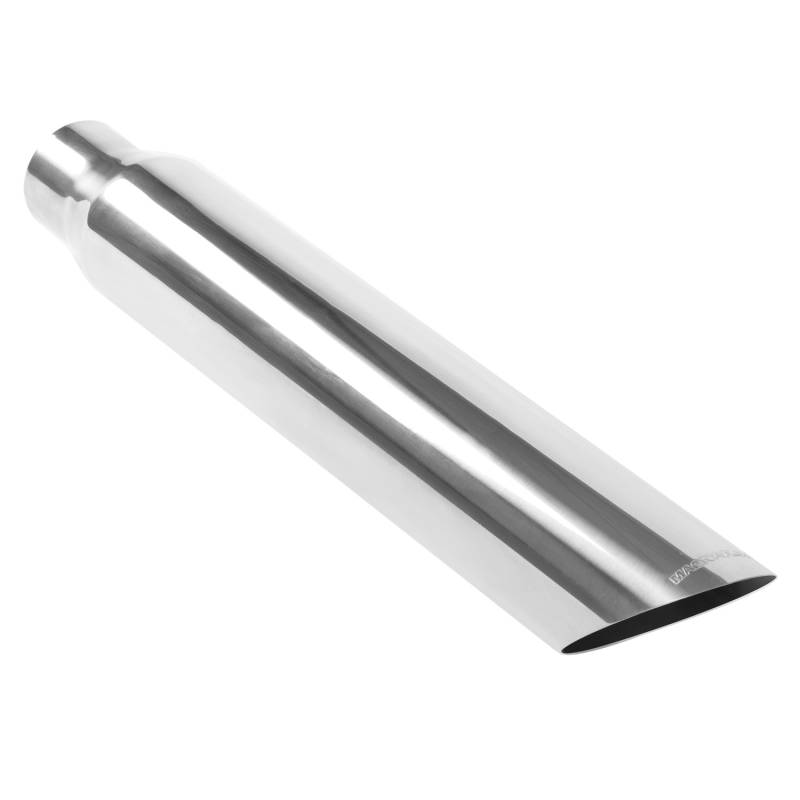 MagnaFlow  - MagnaFlow Single Exhaust Tip - 2.5in. Inlet/4in. Outlet - 35147