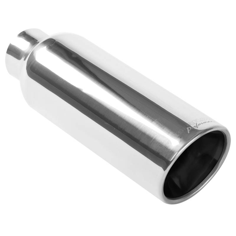 MagnaFlow  - MagnaFlow Single Exhaust Tip - 2.25in. Inlet/4in. Outlet - 35173