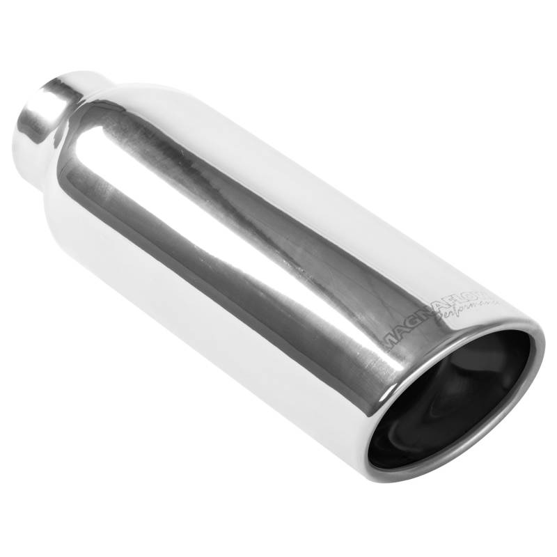 MagnaFlow  - MagnaFlow Single Exhaust Tip - 2.25in. Inlet/3.5 x 4.25in. Outlet - 35174