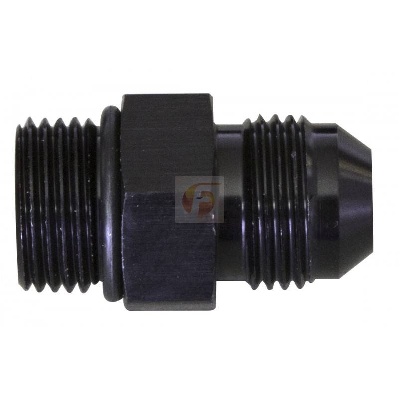 Fleece Performance - Setrab M22x1.5 O-ring To -10AN Straight Black Fleece Performance - FPE-306-10-M22DBK